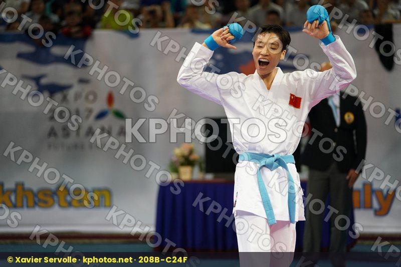 China Choi Wan yu Female kumite -61 kg Hong Kong Yin Xiaoyan