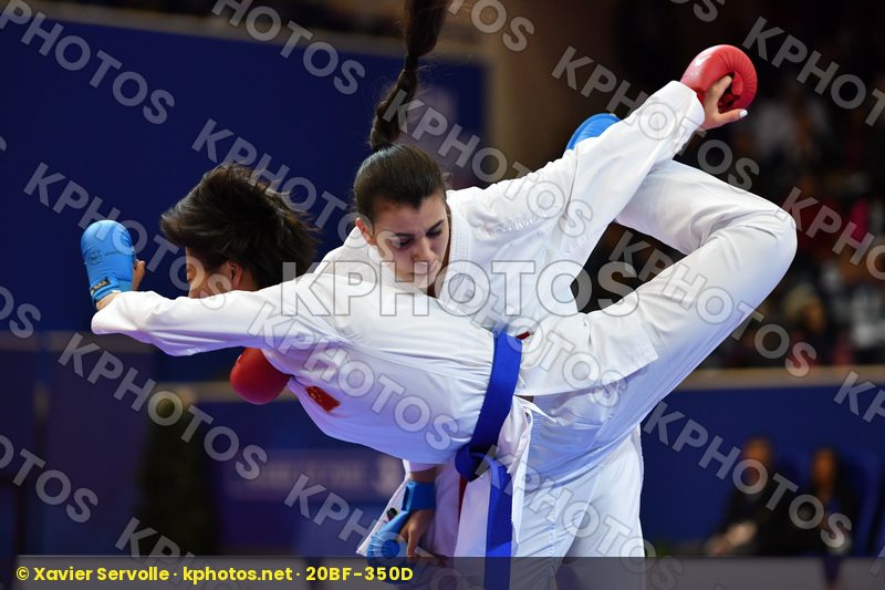 Canada China Female kumite -61 kg Jumaa Haya Yin Xiaoyan