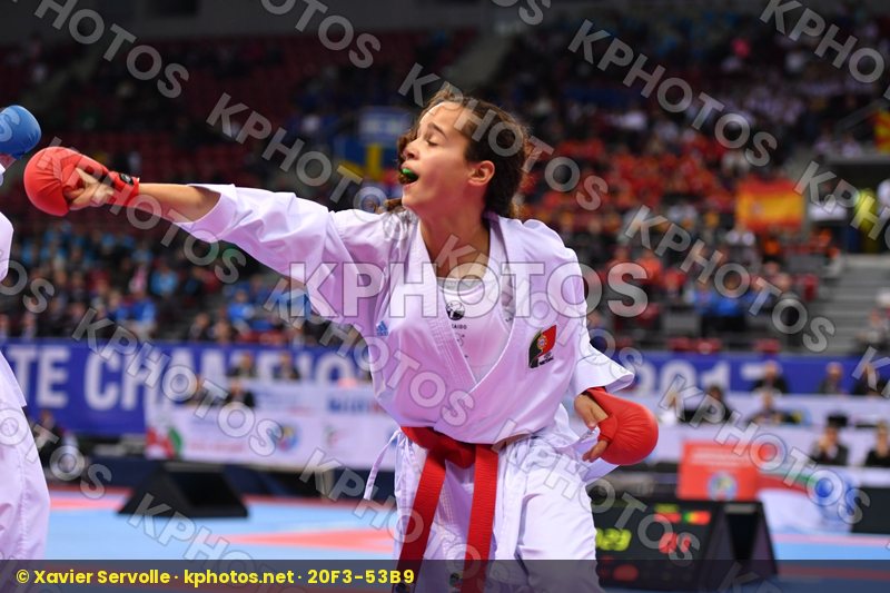 Caceres quinonero Marina Junior kumite female -59 kg Lelis Maria