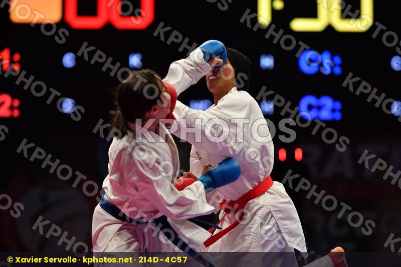 Espinosa Maria Female kumite -61 kg Morocco Sadini Btissam Spain