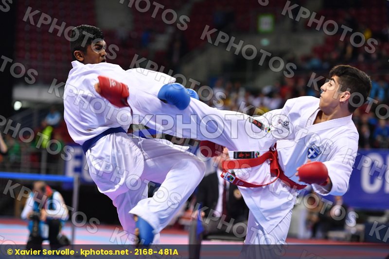France Greece Junior kumite male -61 kg Kanagasingam Kajith Xeno