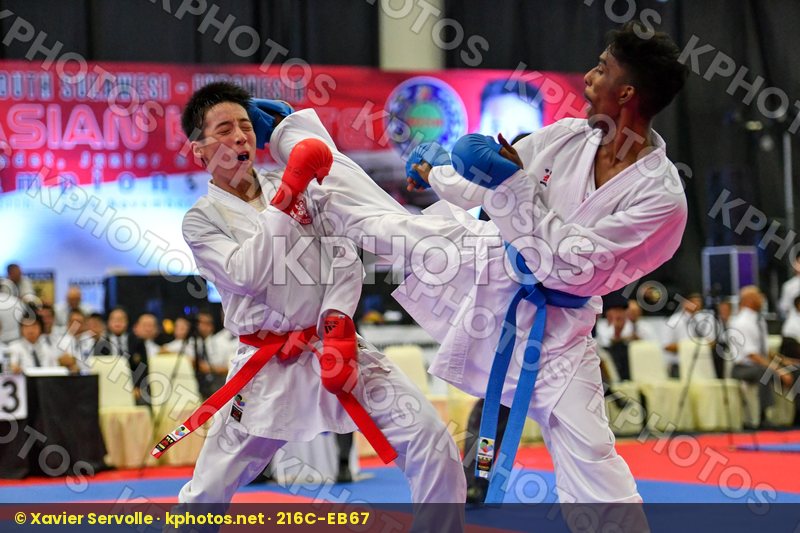 Chau Ka Him Hong Kong Junior Kumite Male -55 Kg Malaysia Shanmug