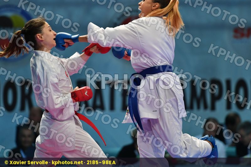 Female kumite -55 kg France Fyr of macedonia Georgieva Jovana Th
