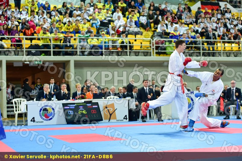 +84 Kg Barac Filip Croatia Kumite Lardy Tyron-Darnell Male Nethe