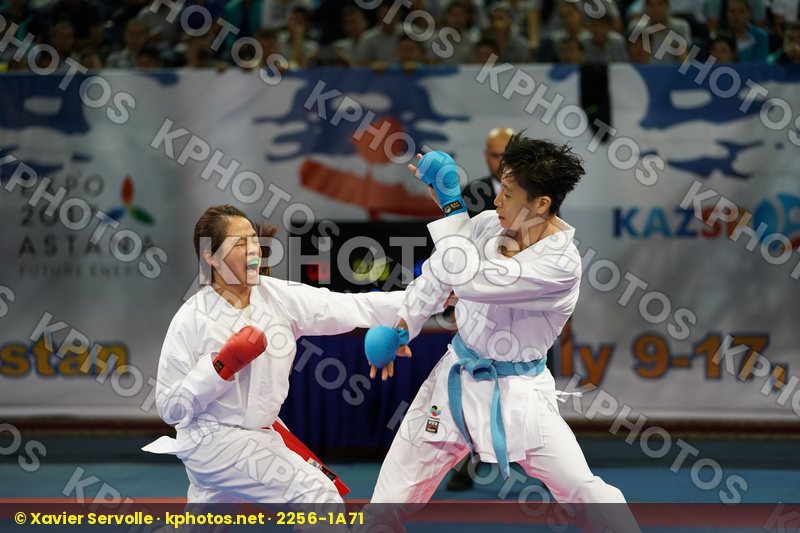 China Choi Wan yu Female kumite -61 kg Hong Kong Yin Xiaoyan