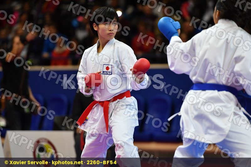 Female kumite -61 kg France Ignace Lucie Japan Someya Mayumi
