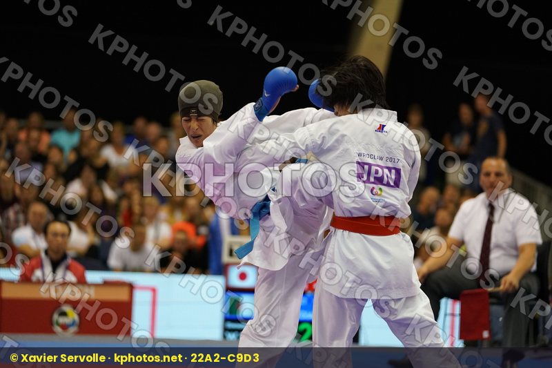 Algeria Besbes Lydia Female Kumite -50kg Japan Miyahara Miho