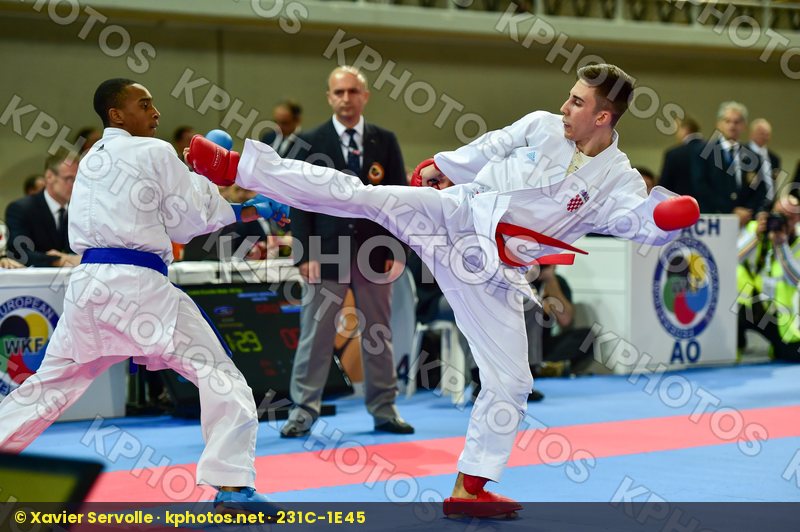 -63 Kg Cadet chyprus Cizo Kilian Croatia France Kumite Male Obra