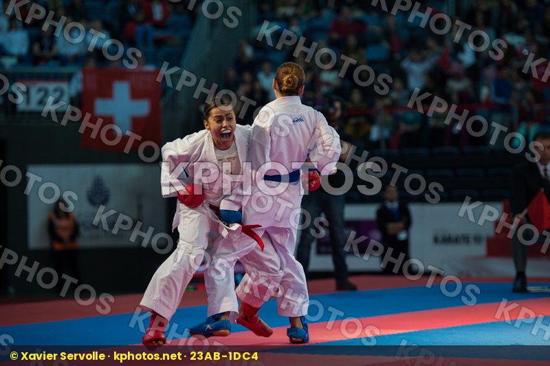 -55 kg finals kumite Thouy Emilie Turkey Yakan Mehmet