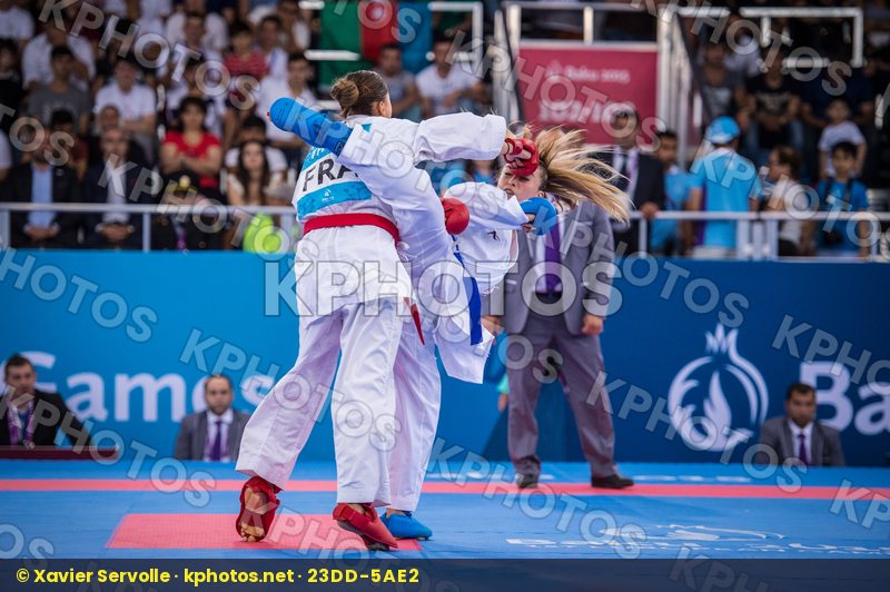 -55 kg Croatia finals France Kovacevic Jelena kumite Thouy Emili