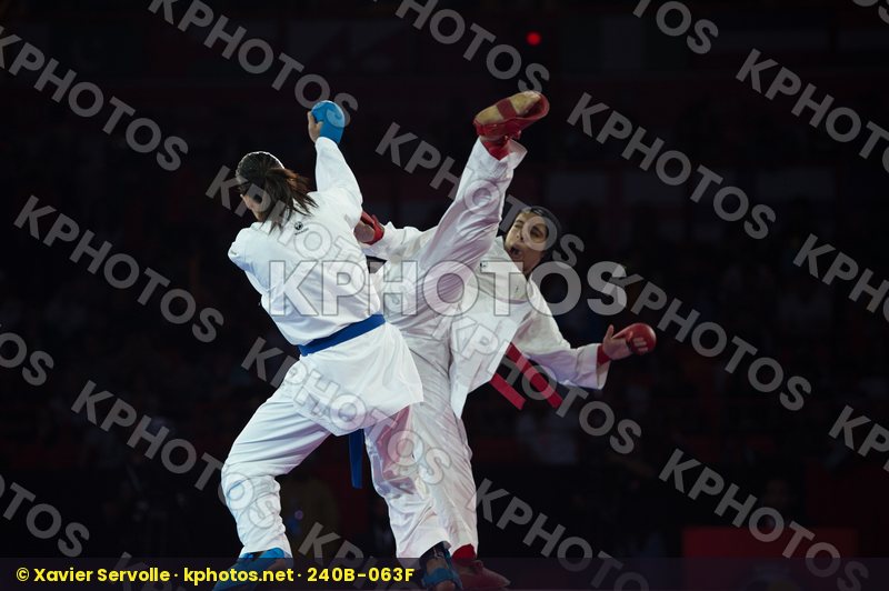 68+ Kg Clavien Fanny Dubai Egypt Female final kumite Mohamed Ais