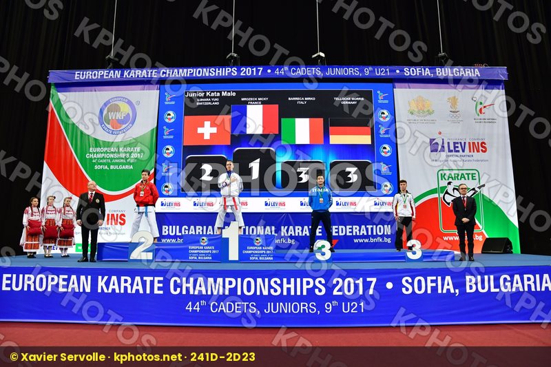 Barreca Mirko France Germany Italy Junior kata male Mrozeck Mick