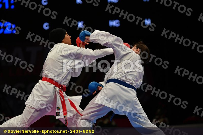 Espinosa Maria Female kumite -61 kg Morocco Sadini Btissam Spain