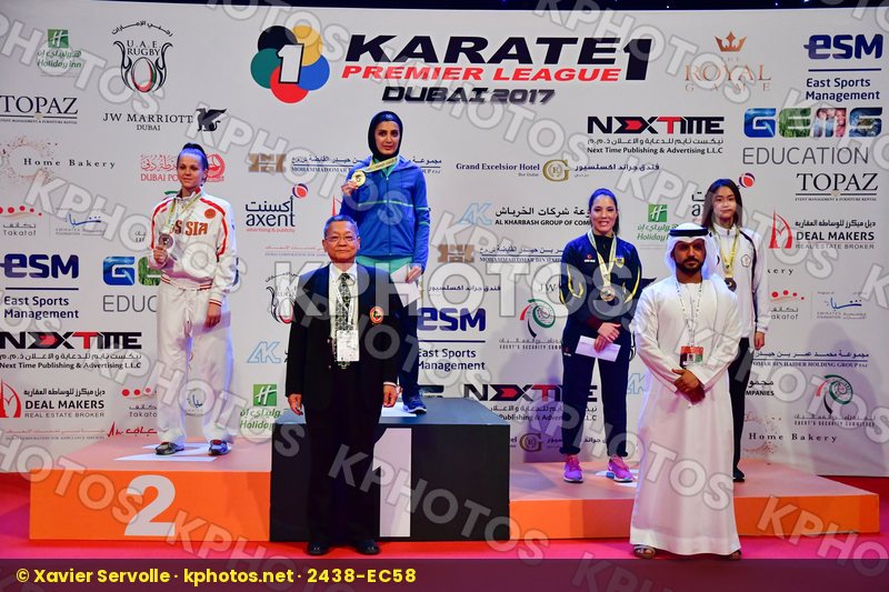 Chalaki Fatemeh Chinese taipei Ctkf Club Female kumite -55 kg Fi