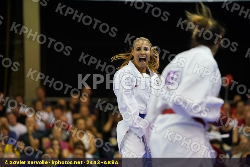 Algeria Austria Buchinger Alisa Female Kumite -68kg Gold match Matoub Lamya