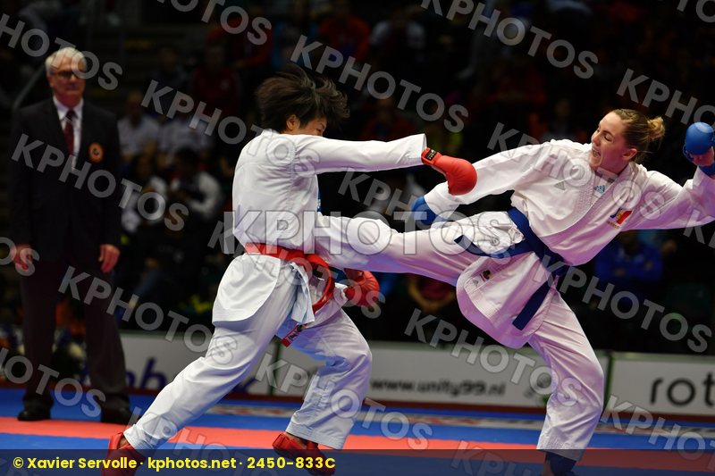 Agier Alizee Female kumite -68 kg France Japan Someya Kayo