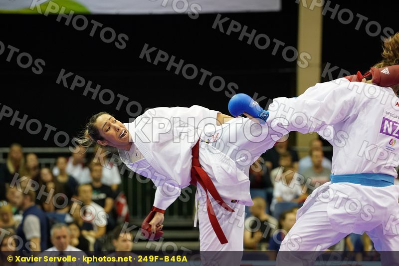 Algeria Australia Female Kumite +68kg Matoub Lamya Thomason Amy