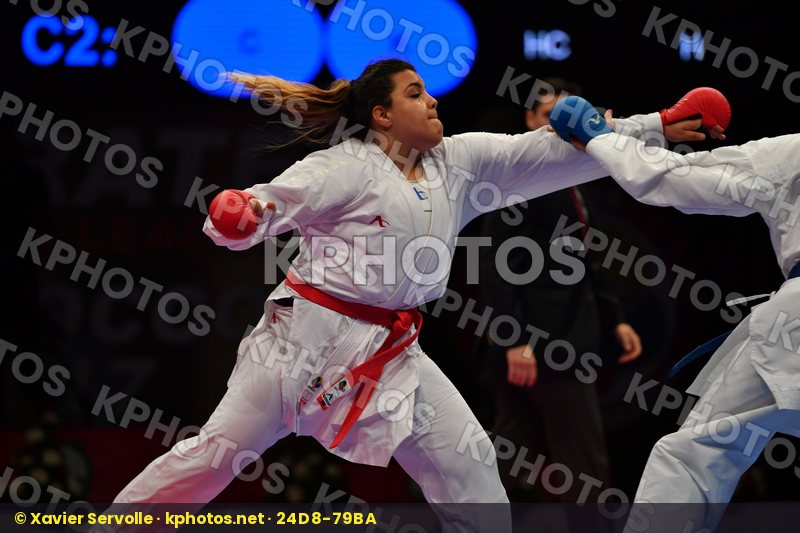 Abdelaziz Feryal Egypt Female kumite 68+ kg Jami Chahnez Tunisia