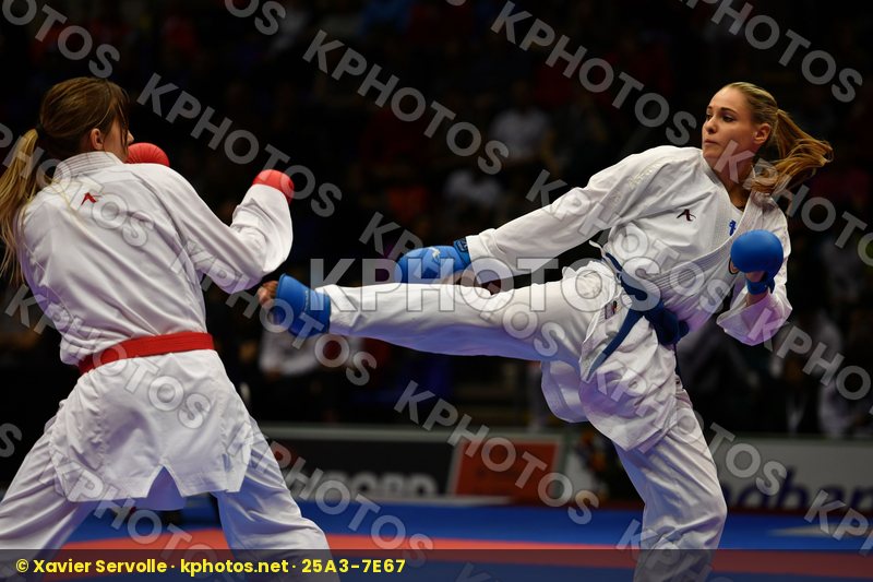 Austria Buchinger Alisa Female kumite -68 kg France Zaretska Iry