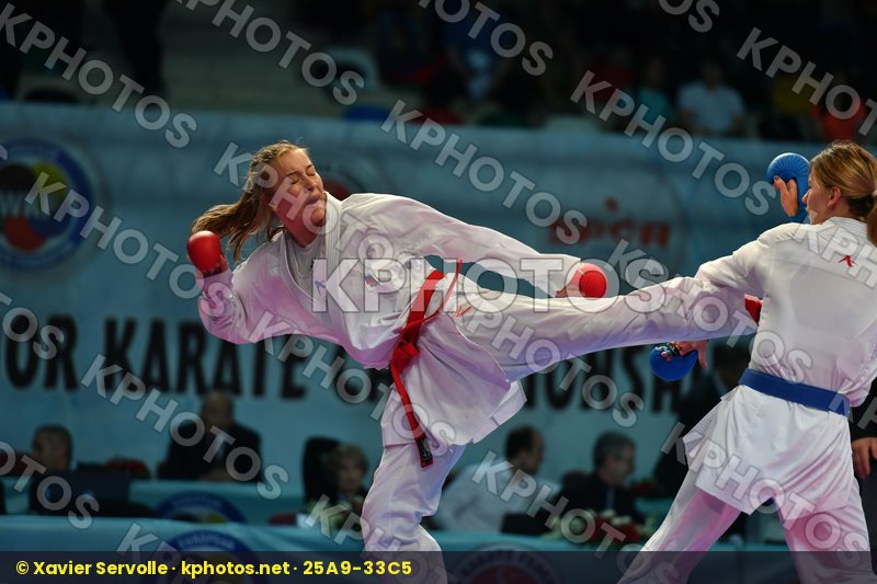 Female kumite 68+ kg Russian federation Slovakia Tatarova Domini