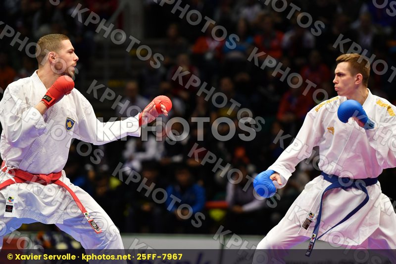 Chobotar Valerii Hungary Karaqi Alvin Kosovo Male kumite -84 kg