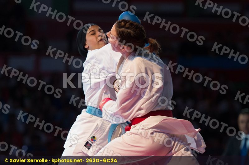 -50 Kg Austria Dubai Female final kumite Plank Bettina Radwan Ra