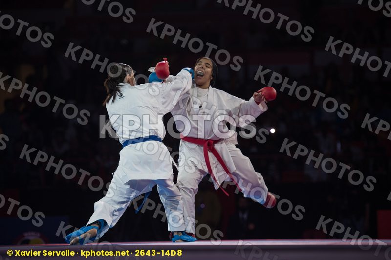 68+ Kg Clavien Fanny Dubai Egypt Female final kumite Mohamed Ais