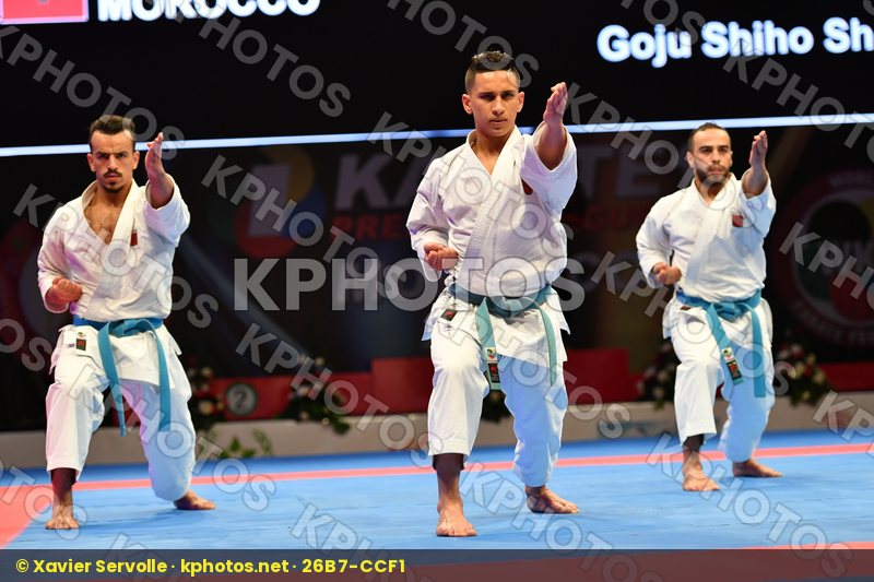 Goju shiho sho Male team kata Morocco