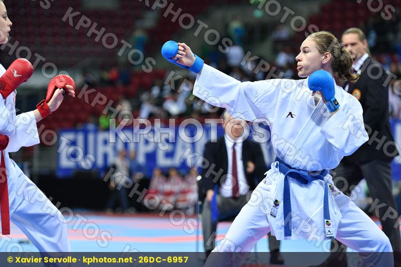Baranyi Zsofia, Cadet kumite female -54 kg, Croatia, Hungary, Vu