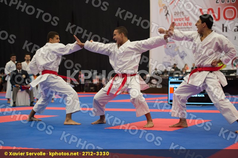 cadet Egypt Junior Kata male team