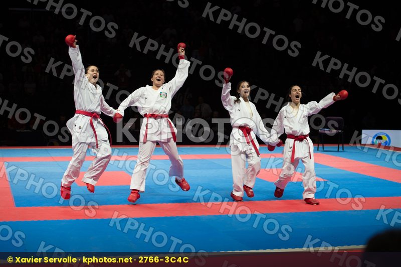 Azerbaijan Croatia Female final kumite team