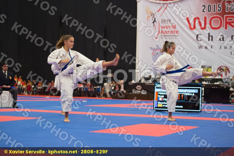 Arawaza cadet female Fyr Of Macedonia Junior Kata team