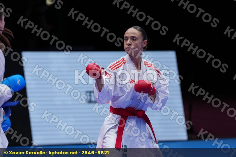 PERFETTO ERMINIA (ITALY) vs SGARDELLI EMA (CROATIA) in Female Kumite -50 Kg - Final Bout