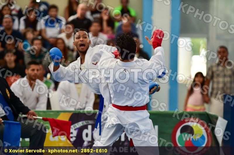 Brasil final kumite Male team Venezuela