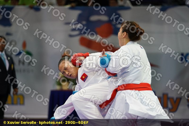 female kumite 68+ kg Japan Thi hong anh Nguyen Uekusa Ayumi Viet