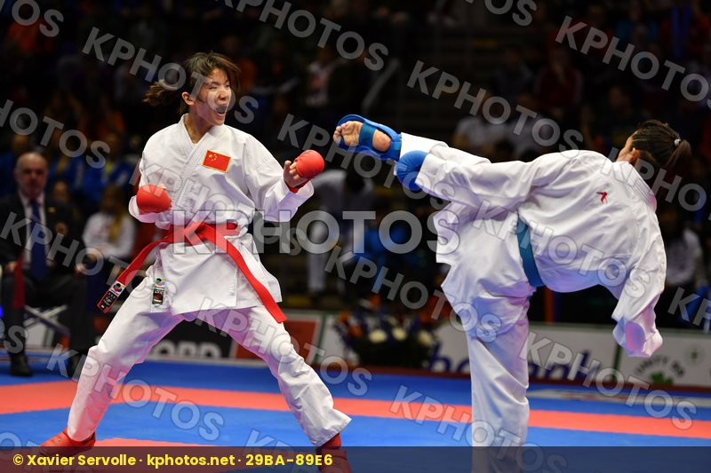 Bruna Gabriela Chile China Female kumite -50 kg Li Ranran