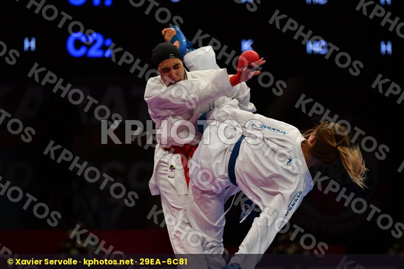 Egypt Female kumite -68 kg France Mohamed Nada Zaretska Iryna