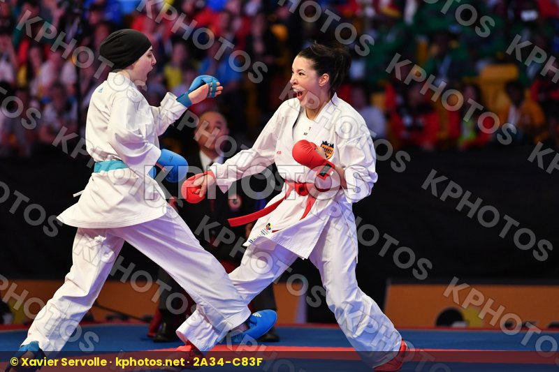 Demis Tugce Female kumite -55 kg Laaveri Sabina Sweden Turkey