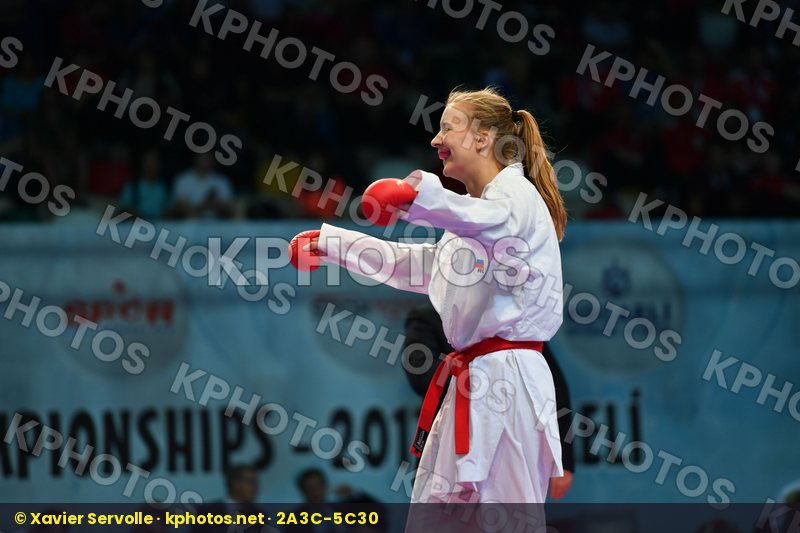 Female kumite 68+ kg Russian federation Slovakia Tatarova Domini