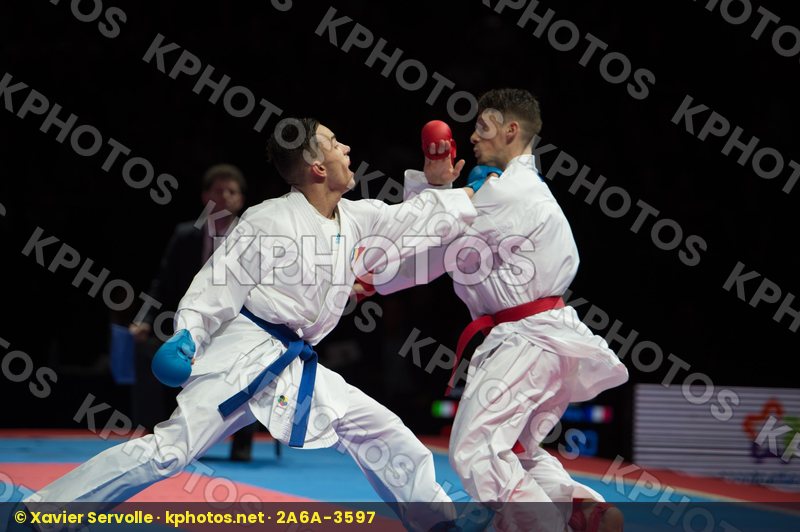 -67 Kg dacosta steven de vivo gianluca final france italy kumite