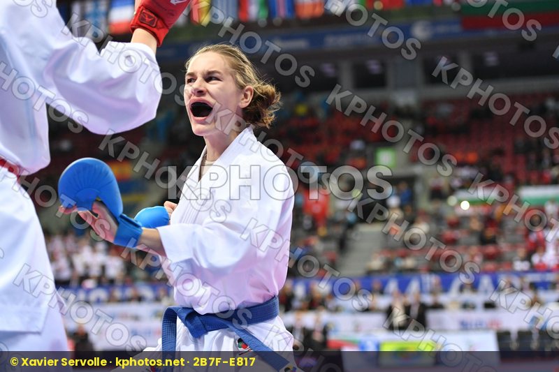 Baranyi Zsofia, Cadet kumite female -54 kg, Croatia, Hungary, Vu
