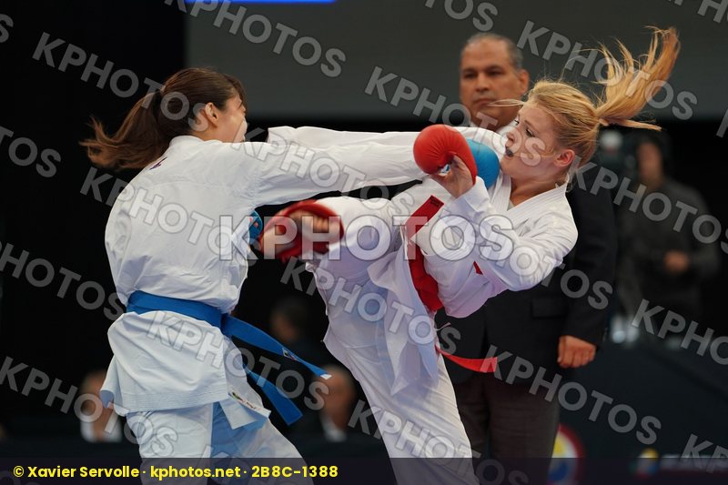 Elwart Sara Female kumite -61 kg Iwato Misa Japan Poland