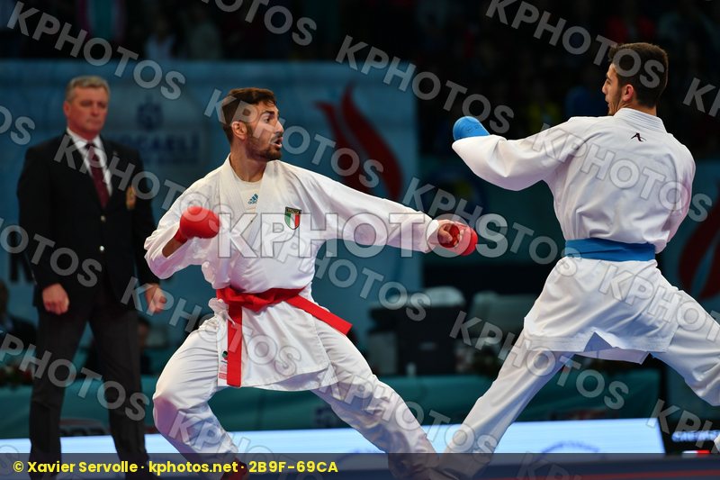 Crescenzo Angelo Italy Male kumite -60 kg Samdan Eray Turkey