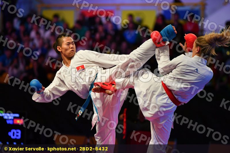 Female kumite -61 kg Thi ngoan Nguyen Turkey Viet nam Yakan Tuba