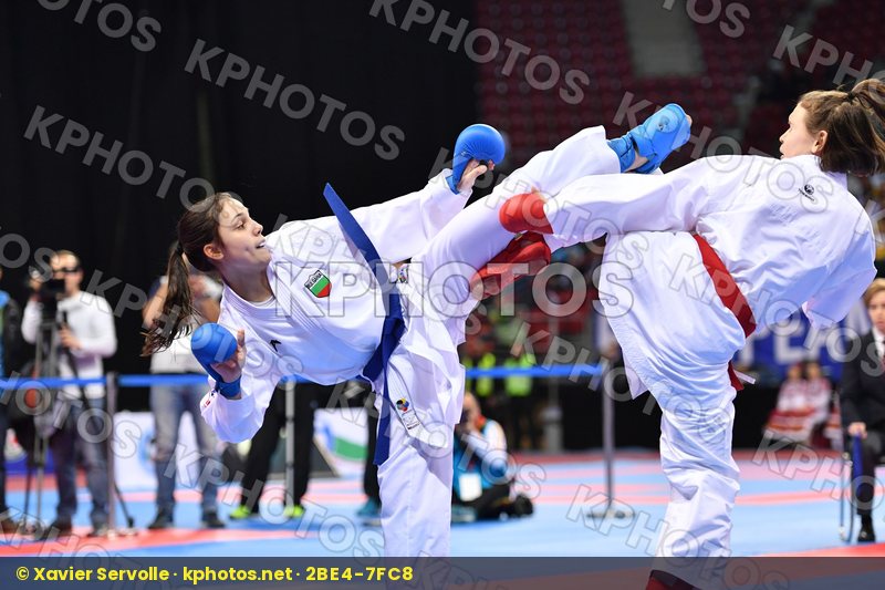 Bulgaria Goranova Ivet Hirt Silvia Junior kumite female -53 kg S