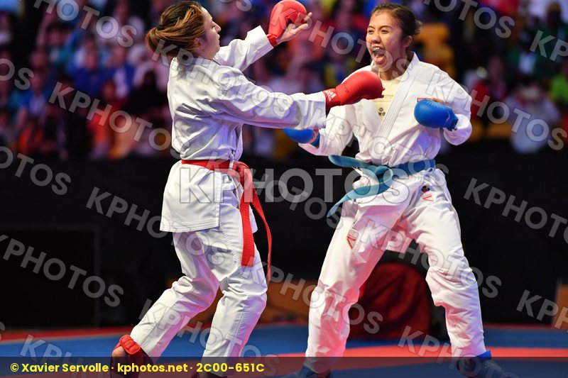 Bas Sevil Female kumite -50 kg < LRBarcodes Indonesia Sari Sruni