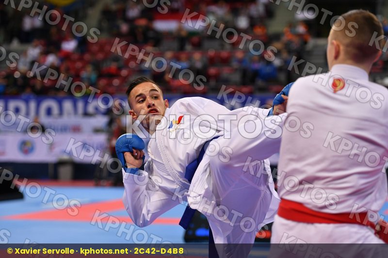 Dacosta Steven France Ryaboshapko Kyrylo U21 kumite male -67 kg