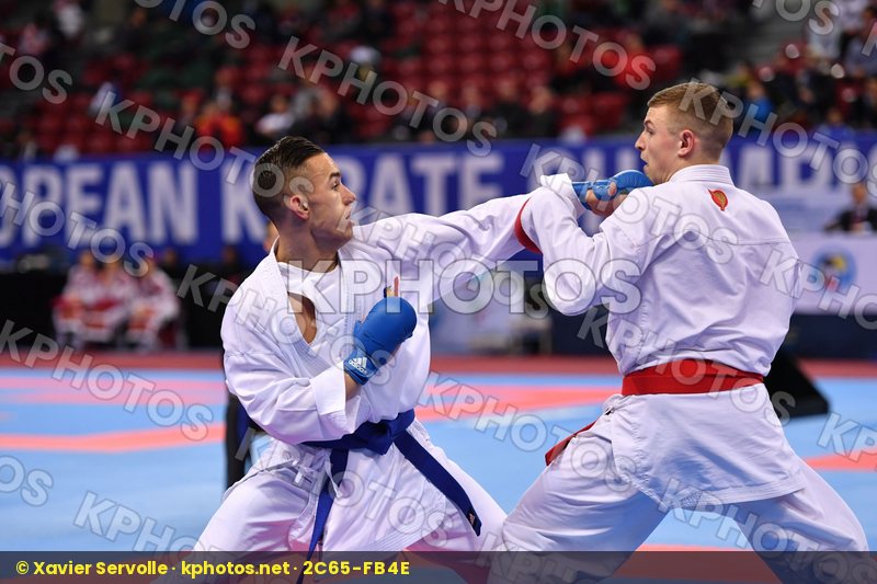 Dacosta Steven France Ryaboshapko Kyrylo U21 kumite male -67 kg