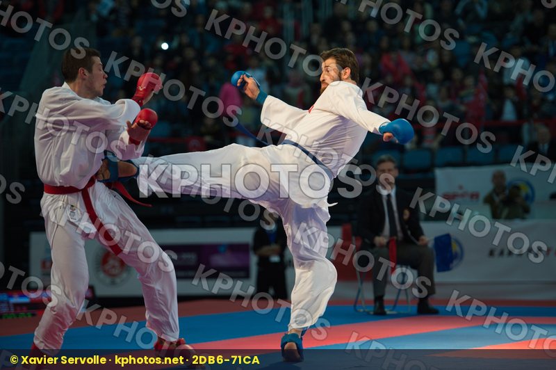 +84 kg Bitevic Slobodan Erkan Enes finals kumite Serbia Turkey