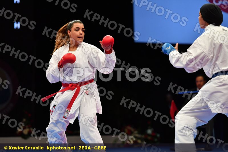 Abdelaziz Feryal Egypt Female kumite 68+ kg Jami Chahnez Tunisia